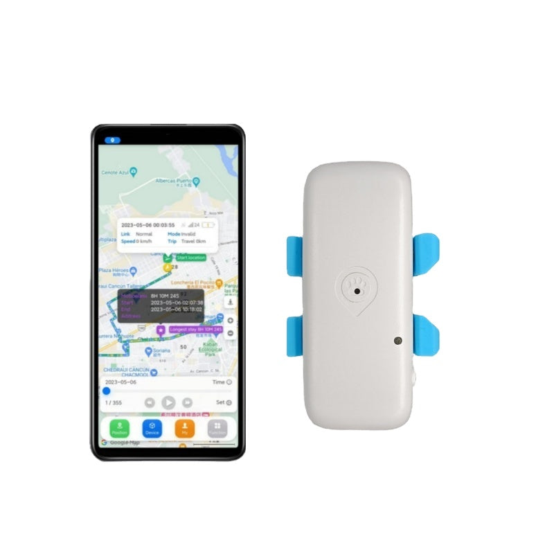 Pawvlog 4G Smart GPS Pet Tracker - IP67 Waterproof Real-Time Tracking Tag