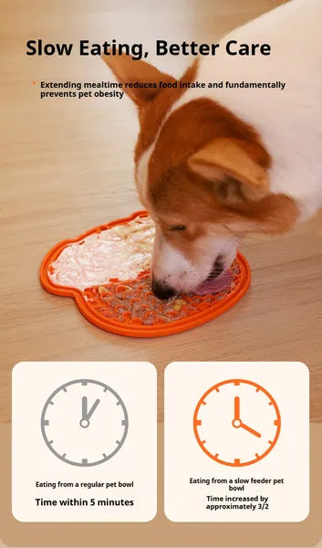 Pawvlog Lick Mat - food-grade silicone, dishwasher safe