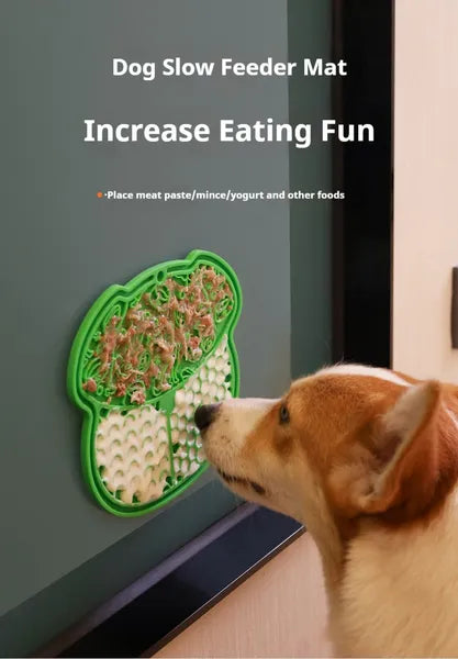 Pawvlog Lick Mat - suction base sticks to floors and tubs